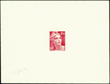 N°718A 4f50 M de Gandon épreuve en brun-rouge