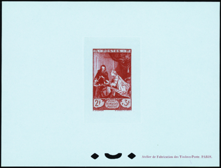 N°753 Pour le Musée Postal papier bleuté