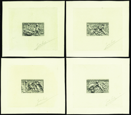 N°859/862 Série des Saisons 4 épreuves d'artiste