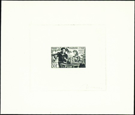 N°912 30f Nations Unies non émis épreuve d'artiste
