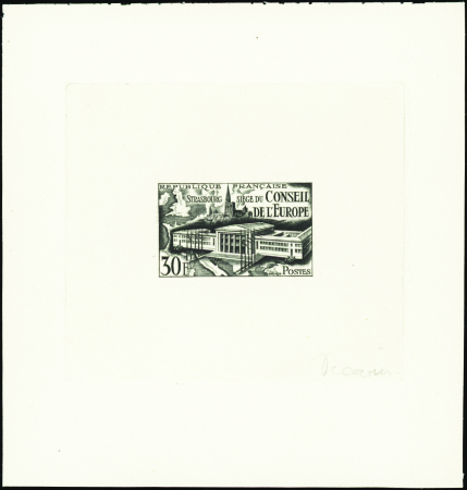 N°923 30f conseil de l'Europe épreuve d'artiste en