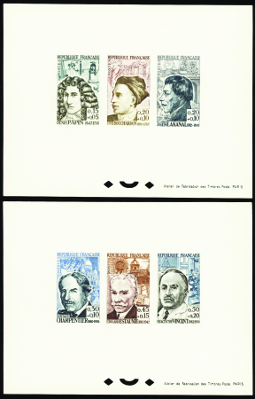 N°1345/1350 Célébrités 2 épreuves de luxe collecti