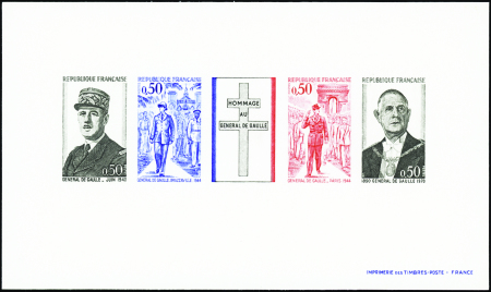 N°1698A Général de Gaulle épreuve de luxe collecti