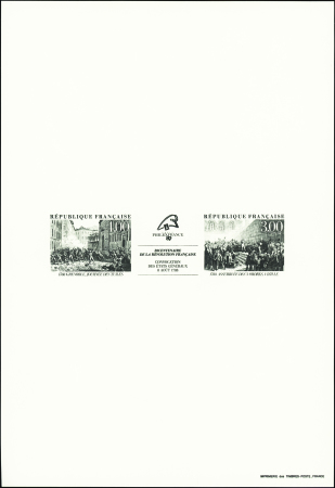 N°2538A Révolution épreuve collective en noir gran