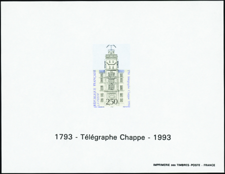 N°2815 Téléphone Chappe bloc gommé neuf ** TB