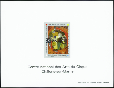 N°2833 Arts du Cirque bloc gommé neuf ** TB