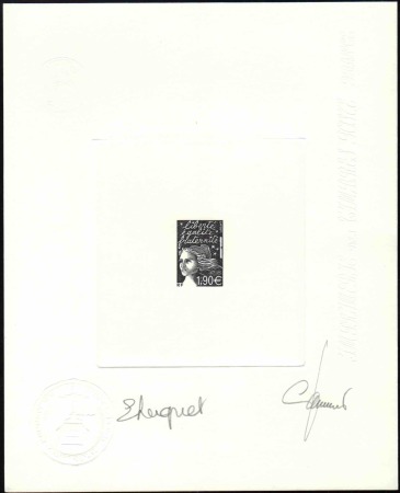 N°3575 1,90€ Marianne de Luquet épreuve d'artiste 