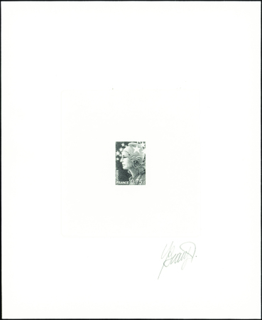 N°4473 0,75€ M de Beaujard épreuve d'artiste en no