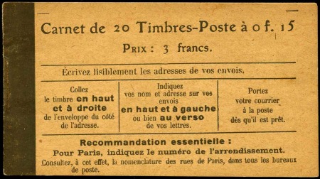 N°130-C5  15c Semeuse lignée papier GC neuf ** TB