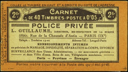 N°158-C2 5c Semeuse orange 40 timbres (s11) neuf