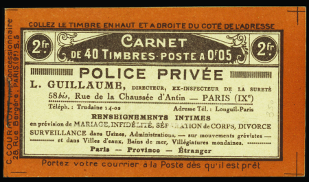 N°158-C2 5c Semeuse orange 40 timbres (s5) neuf *