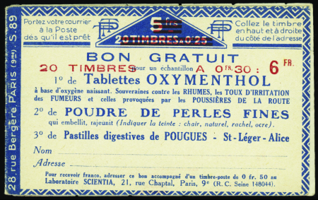 N°191-C1 30c Semeuse rose (s89) neuf ** TB