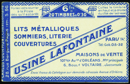 N°192-C3 30c Semeuse bleu (s96) neuf ** TB