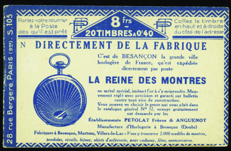 N°194-C3 40c Semeuse vermillon (s105 N) neuf ** T