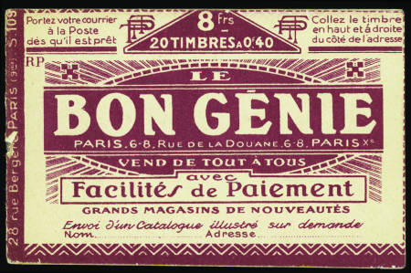 N°194-C6 40c Semeuse vermillon (s109 RP) neuf ** T