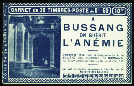 N°199-C21 50c Semeuse lignée (Bussang) (lég adh)