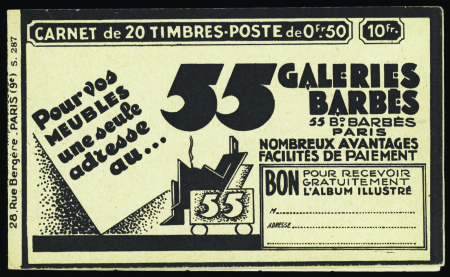 N°283-C13 50c Paix (s287) neuf ** TB