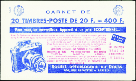 N°1011B-C7  20f Marianne de Muller (s1-58) neuf **