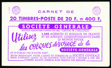 N°1011B-C9  20f Marianne de Muller (s14-58) neuf *