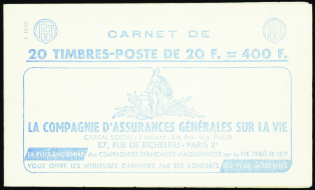 N°1011B-C10  20f Marianne de Muller (s15-58) neuf 