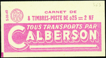 N°1234-C1 0,25 Marianne à la Nef 8 timbres (s02-6