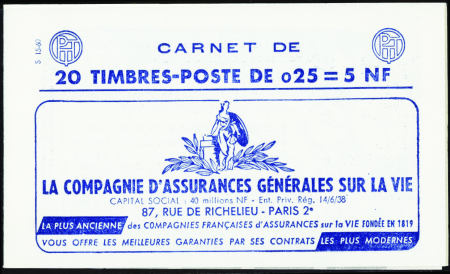 N°1263-C3  0,25 Marianne de Decaris (s15-60) neuf 