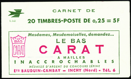 N°1263-C3  0,25 Marianne de Decaris (s5-63) neuf *