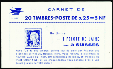N°1263-C3  0,25 Marianne de Decaris (s23-63) neuf 