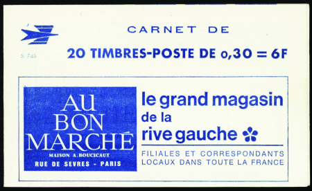 N°1354B-C1  0,30 Blason de Paris (s7-65) neuf ** T