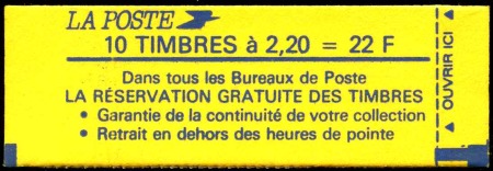 N°2376-C11 timbres non imprimés (bandes phosphores