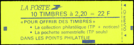 N°2376-C8a timbres non imprimés bandes phosphores 