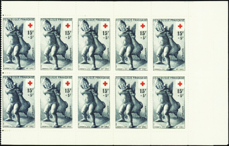 N°2004 1955  10 timbres neuf ** TB