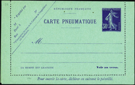 N°141 CLPP2  30c Semeuse violet