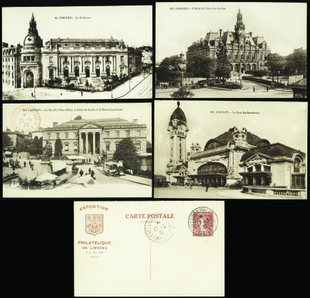 N°189 G1e  15c Semeuse exposition de Limoges 5 car