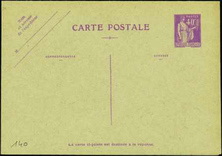 N°281 CPRP1 40c Paix