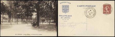 N°289 G1f 15c Semeuse Jardins d'Orsay (cachet de