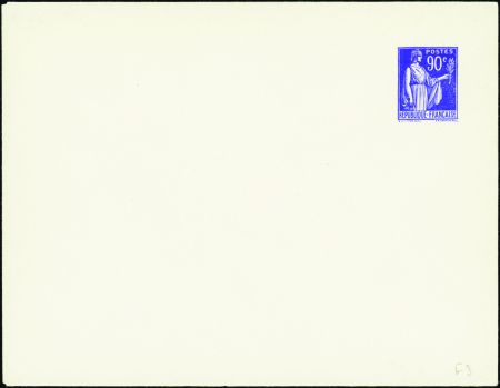 N°368 (F3) 90c Paix enveloppe