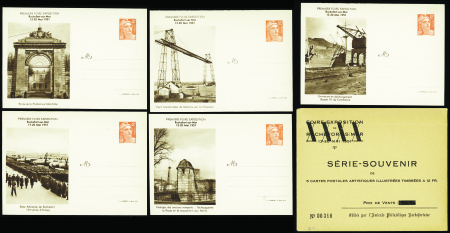 N°885 (L3s1) 12f Gandon Rochefort/mer 5 cartes ave