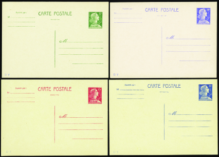 N°1010/1011/1011A/1011B Marianne de Muller 4 CP1