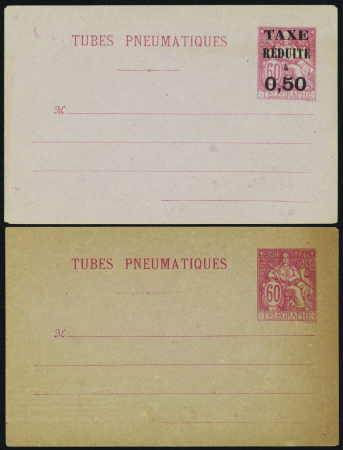 N°2756/2757 EPP 60c Chaplain carmin 2 entiers