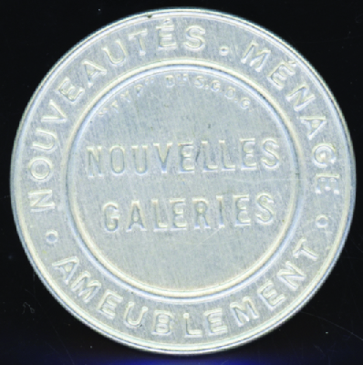 N°137 5c Semeuse vert/rouge Nouvelles Galeries