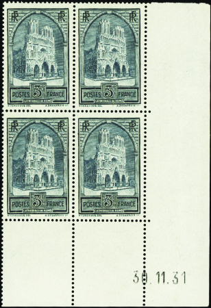 N°259 3f Cathédrale de Reims 30-11-31 (type IV) ne
