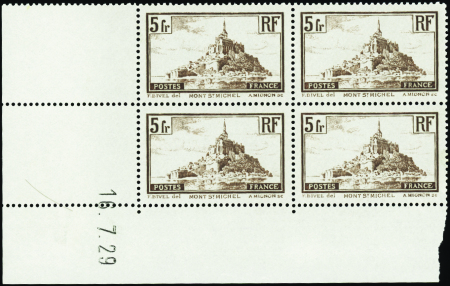 N°260 5F Mont St Michel 16-7-29 neuf ** TB