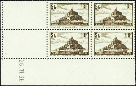 N°260 5f Mont St Michel 26-11-36 neuf ** TB