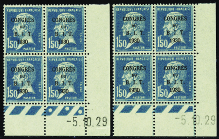 N°265 1F50 Pasteur surchargé BIT 5-10-29 les 2 gal