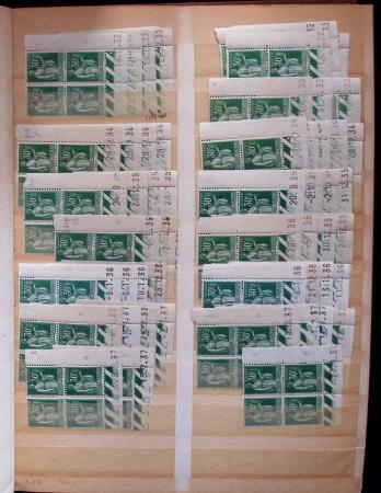 N°280/289 + 359 + 363/371 type Paix coll 1002 coin