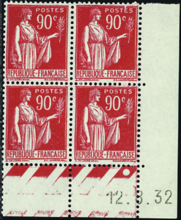 N°285 90c Paix 12-8-32 neuf ** TB