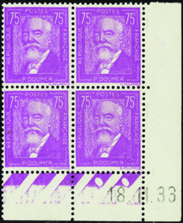 N°292 Paul Doumer 18-11-33 neuf ** TB