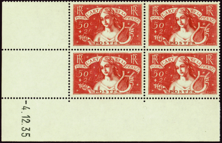 N°308 Art et pensée 4-12-35 neuf ** TB