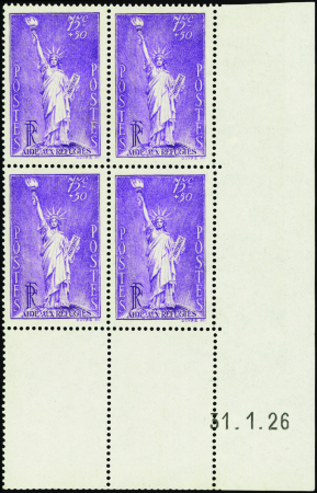 N°309 Aide aux réfugiés 31-1-26 (erreur) neuf ** T